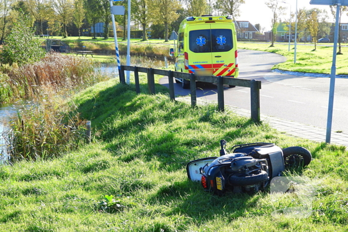 Scooterrijder gewond bij botsing met auto