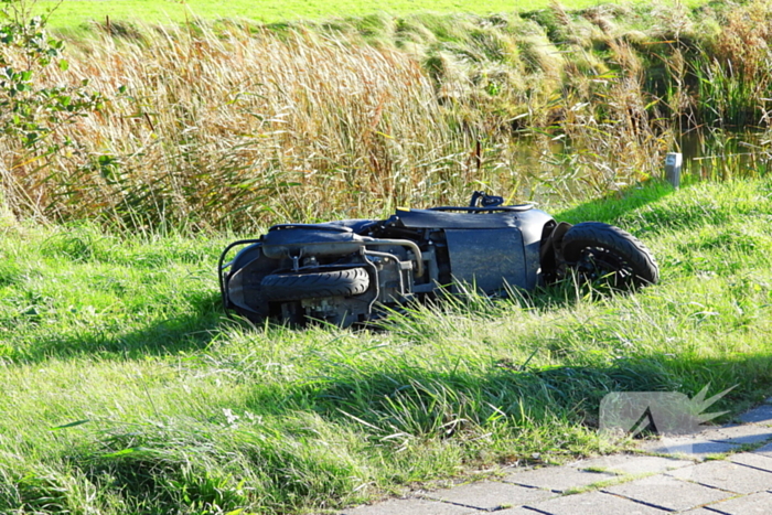 Scooterrijder gewond bij botsing met auto