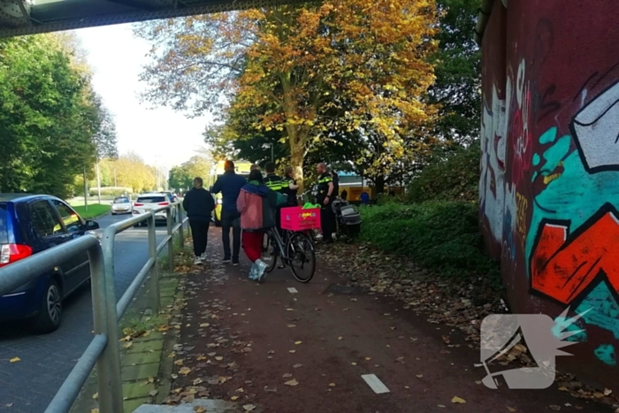 Voetganger gewond bij botsing met fietser