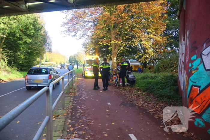 Voetganger gewond bij botsing met fietser