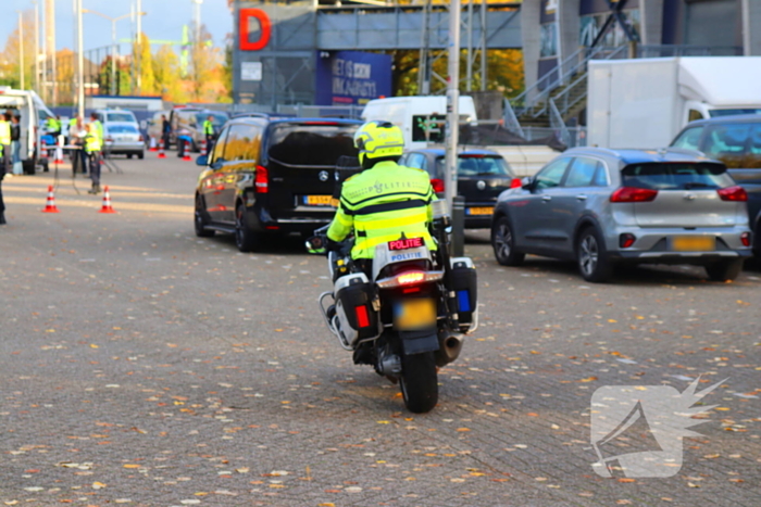 Grote verkeerscontrole in stad