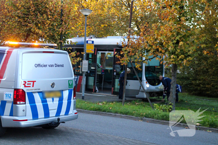 Personenwagen in botsing met tram