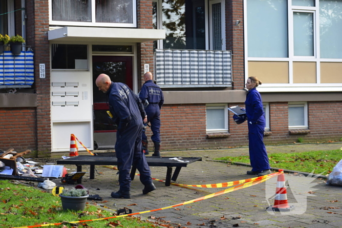 Forensisch onderzoek naar explosie bij flat