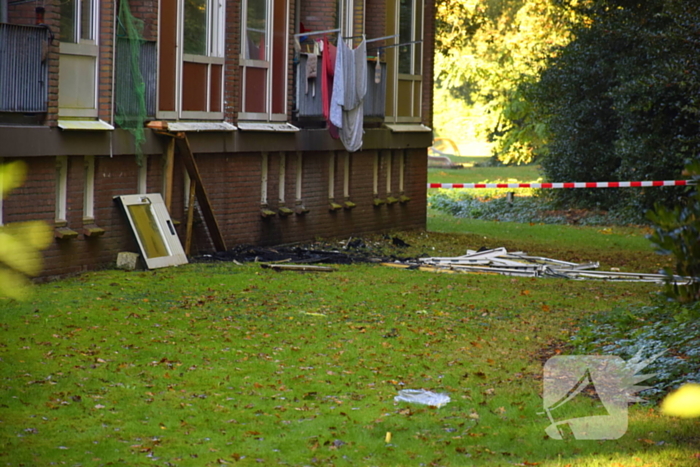 Forensisch onderzoek naar explosie bij flat