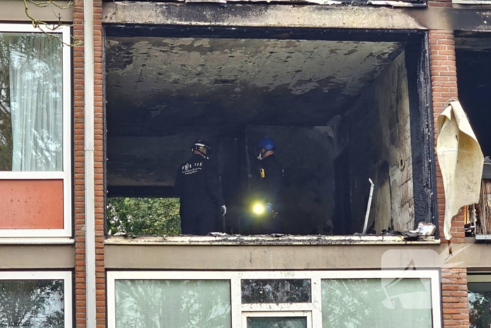 Forensisch onderzoek naar explosie bij flat