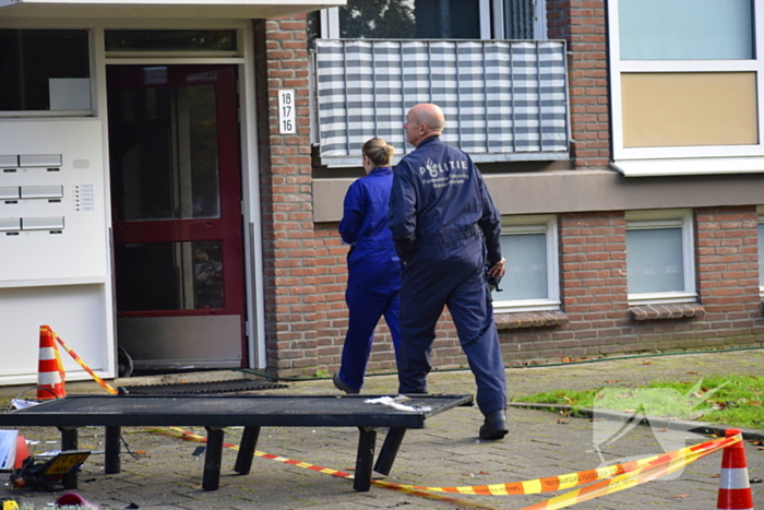 Forensisch onderzoek naar explosie bij flat