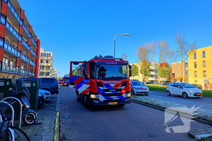 Vetpan zorgt voor brandmelding in flatwoning