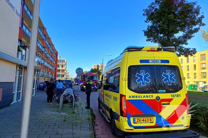 Vetpan zorgt voor brandmelding in flatwoning