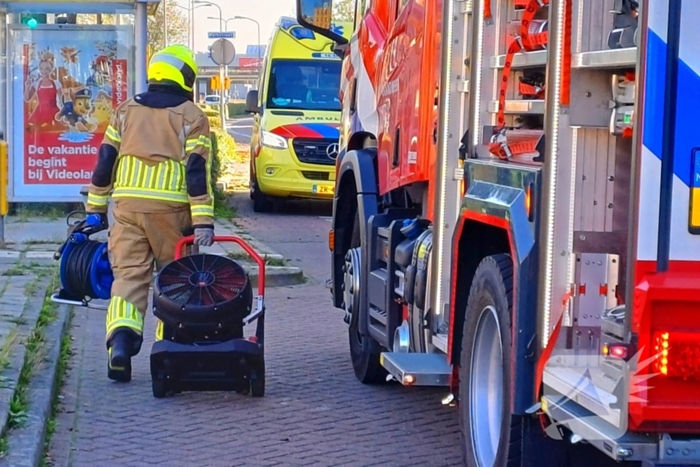 Vetpan zorgt voor brandmelding in flatwoning