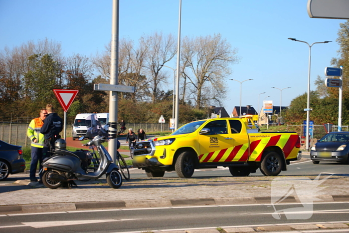 Fietser loopt flinke hoofdwond op na val van fiets