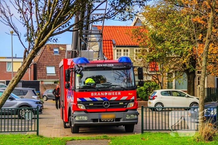 Brandweer redt kind uit boom