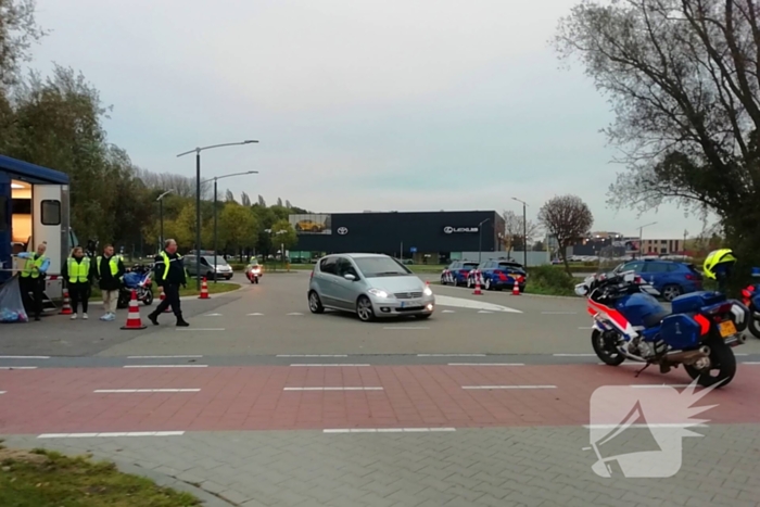 Grote verkeerscontrole door Koninklijke Marechaussee