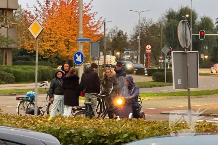 Ongeval bij fietsersoversteekplaats