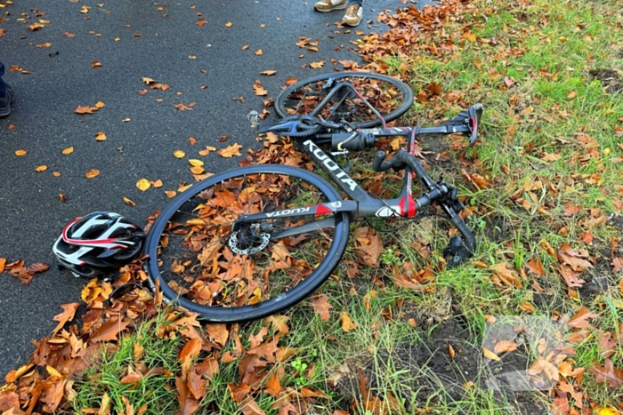 Fatbiker en wielrenner botsen frontaal op elkaar