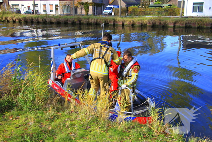 Brandweer zet alles op alles om ree te vangen