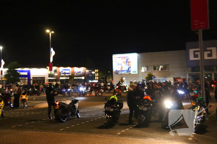 Veel politie aanwezig bij grote motor meeting