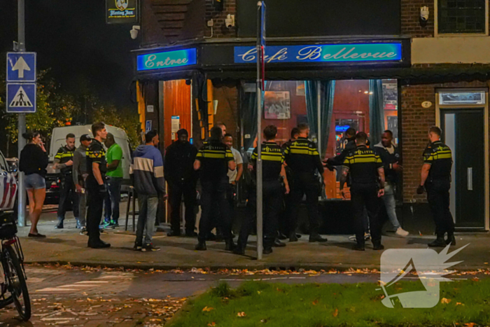 Grote politie-inzet na vechtpartij in café