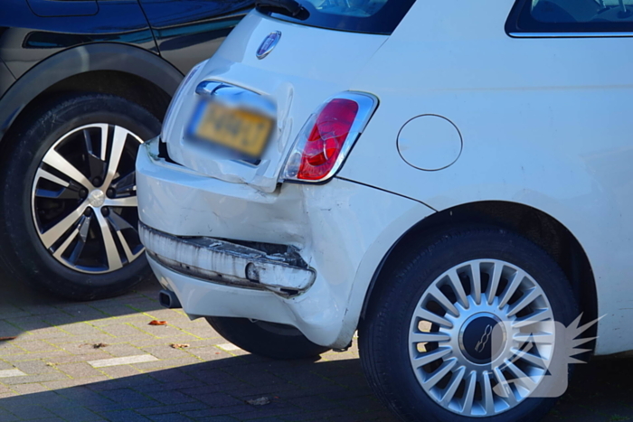 Schade bij ongeval op parkeerplaats