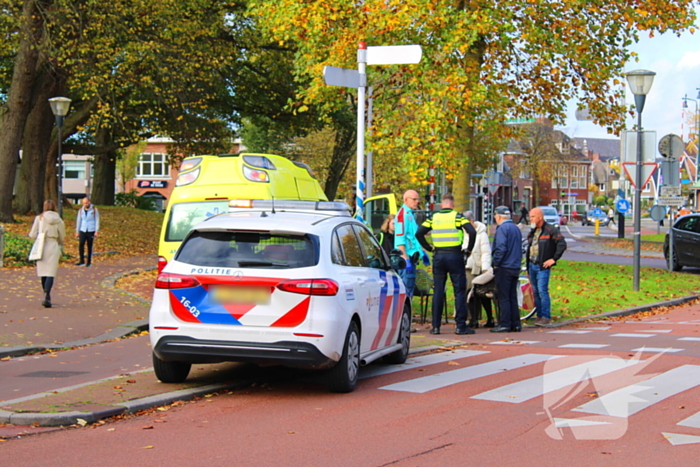 Fietser geschept door automobilist