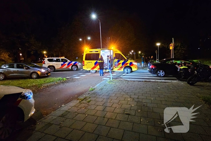 Fatbiker gewond door botsing met auto