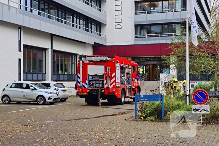 Brand in fietskelder van campusgebouw