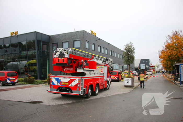 Zeer grote brand bij coatingbedrijf