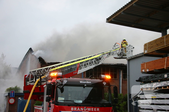 Zeer grote brand bij coatingbedrijf