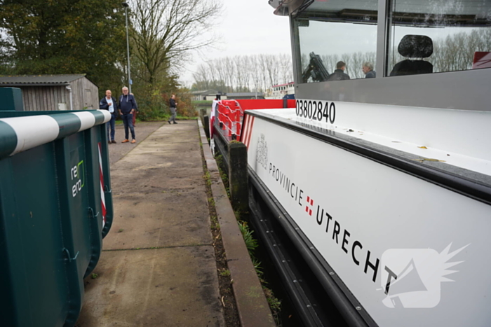 Provincie neemt nieuwe werkschip in gebruik