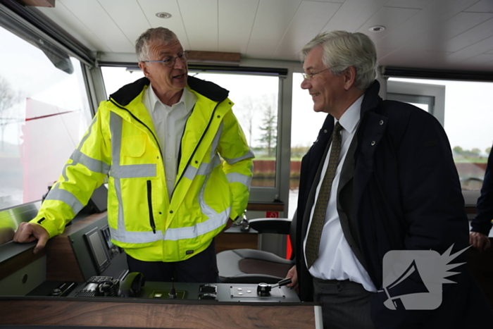 Provincie neemt nieuwe werkschip in gebruik