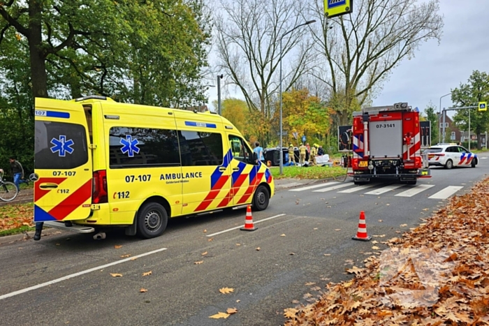 Voertuig gekanteld bij ernstig ongeval