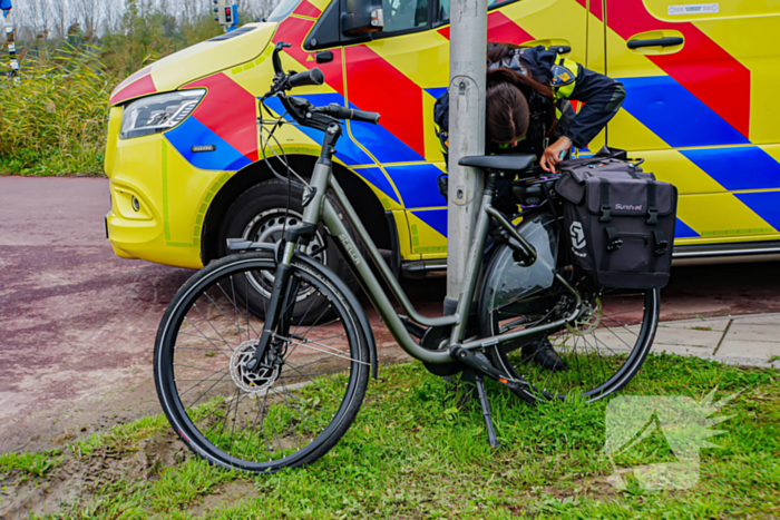 Fietser gewond bij aanrijding met vrachtwagen