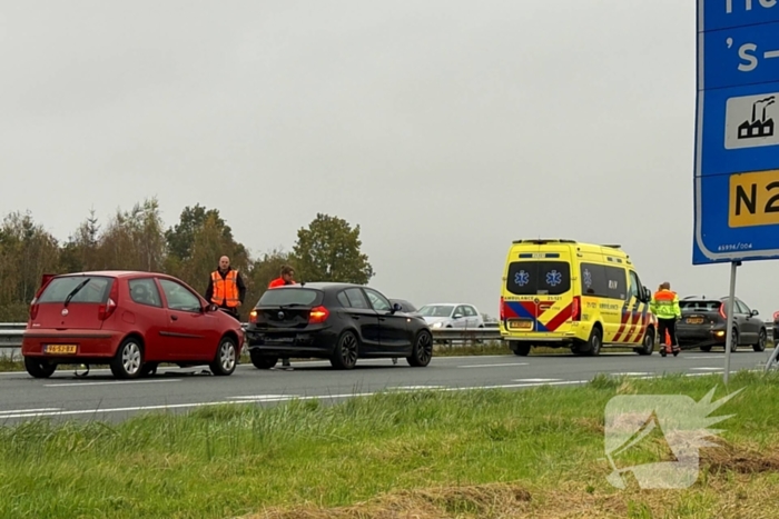 Gewonden bij kettingbotsing