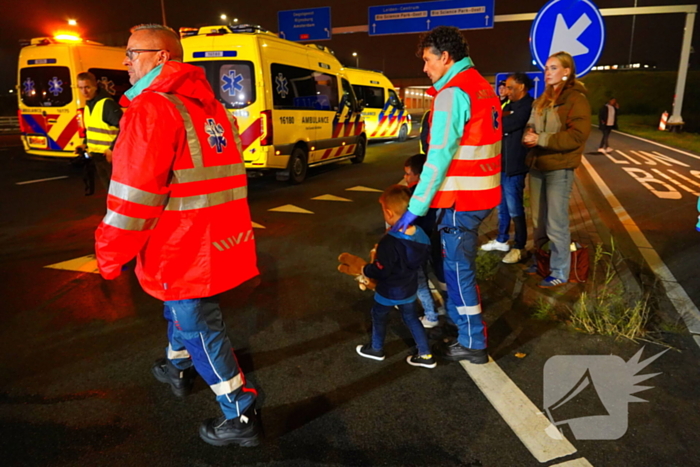 Lesauto betrokken bij frontale aanrijding op kruising