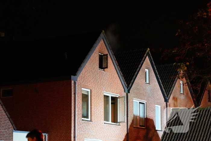 Grote brand in woning