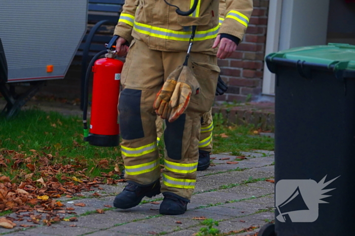 Brand in woning snel onder controle