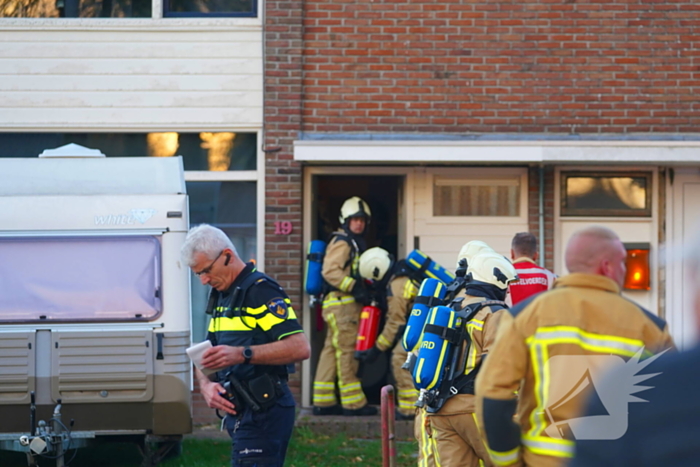 Brand in woning snel onder controle