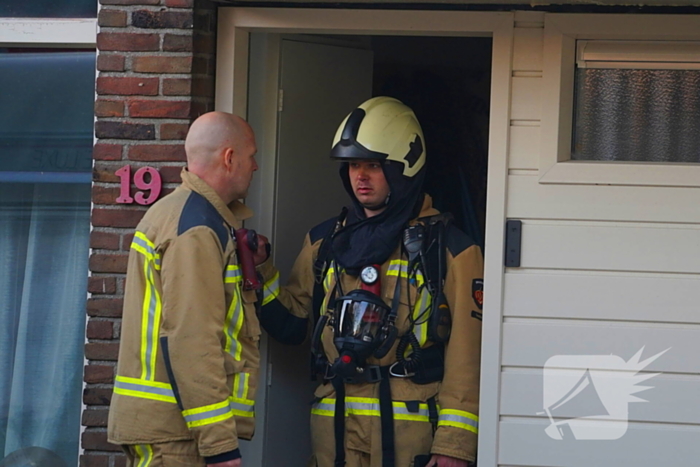 Brand in woning snel onder controle