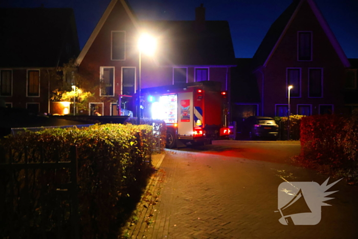 Schilderij in woning vliegt in brand