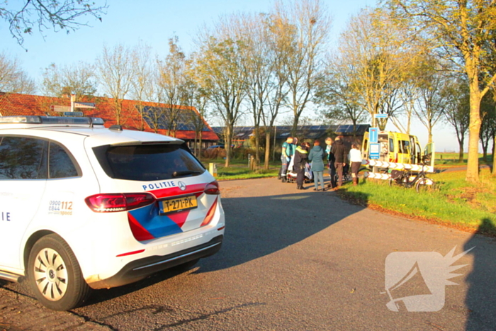 Automobilist ziet fietser over het hoofd