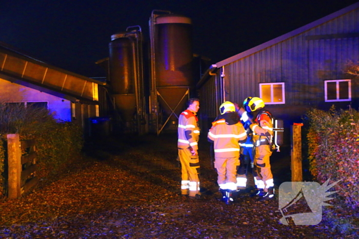 Veel rookontwikkeling bij grote brand op boerderij