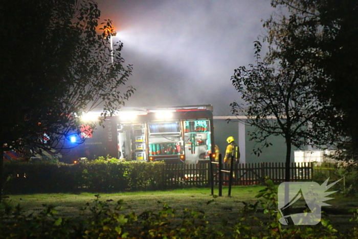 Veel rookontwikkeling bij grote brand op boerderij