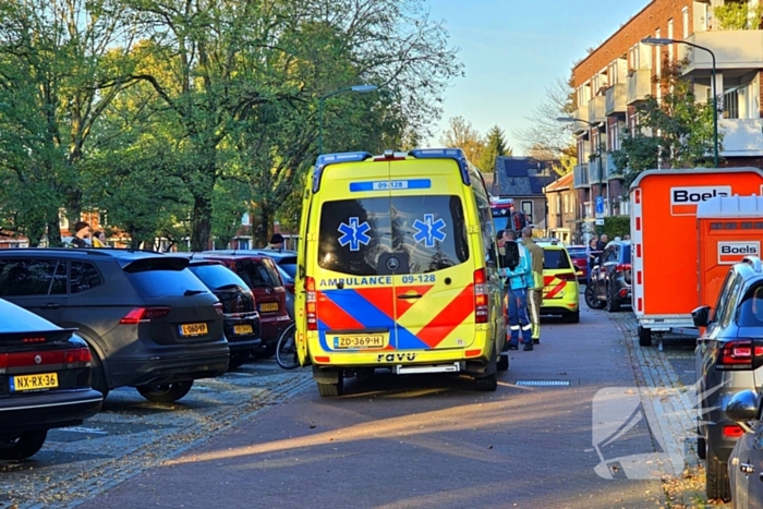 Traumahelikopter landt bij ernstige verkeersongeval