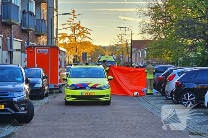 Traumahelikopter landt bij ernstige verkeersongeval