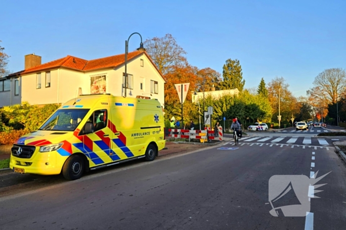 Aanrijding op nieuwe rotonde