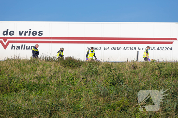 Snelweg deels afgesloten wegens politieonderzoek