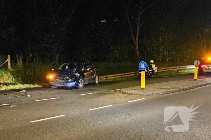 Veel schade bij kop-staartbotsing