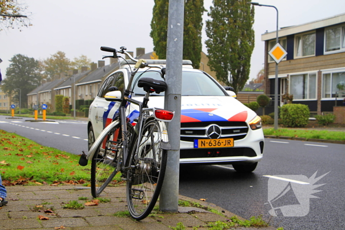 Fiets loopt slag in wiel op bij aanrijding