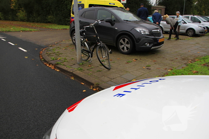 Fiets loopt slag in wiel op bij aanrijding