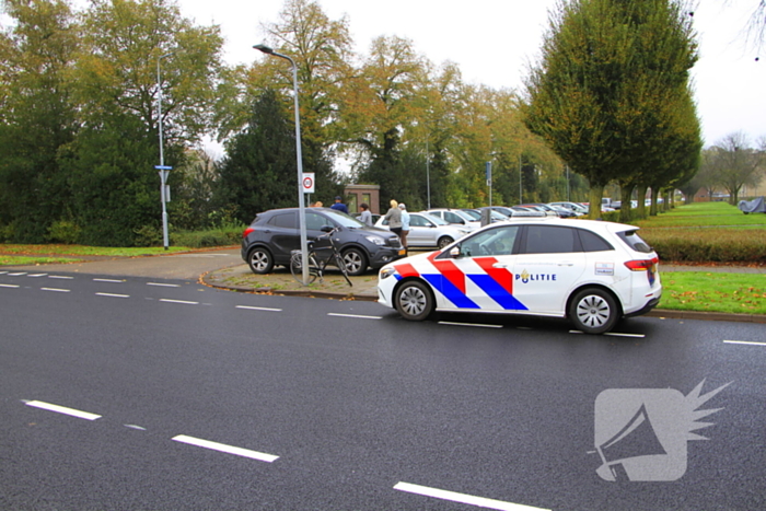 Fiets loopt slag in wiel op bij aanrijding