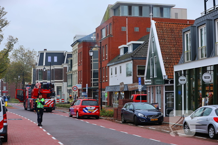 Brand tijdens werkzaamheden in bedrijfsgebouw